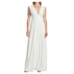 Halston Heritage V-Neck Gown